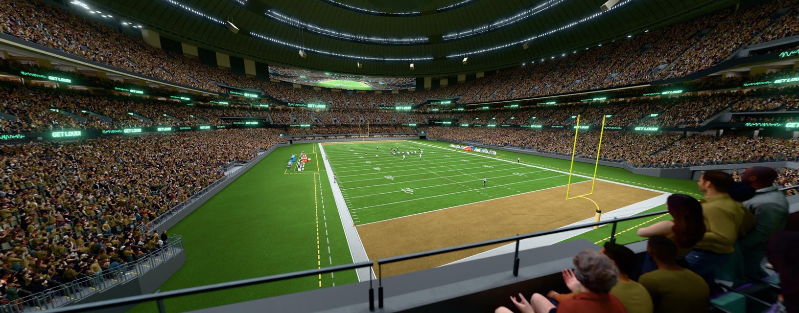Seat view from Loge