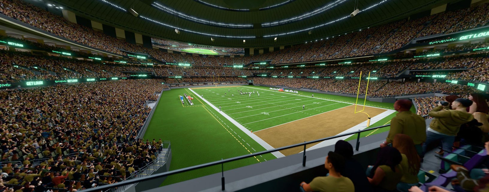 Seat view from Loge