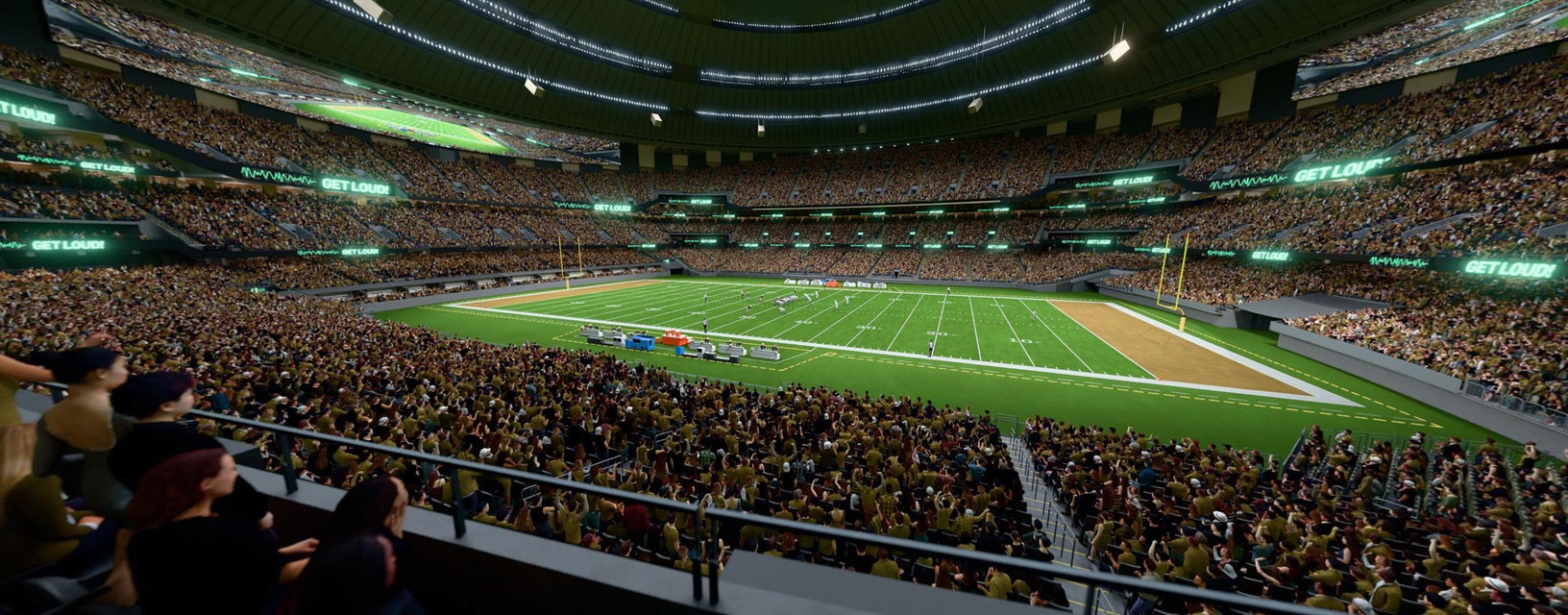 Seat view from Club