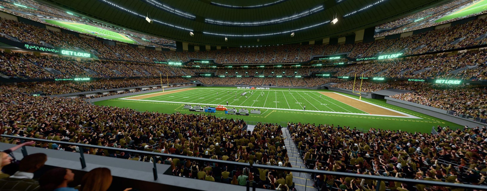 Seat view from Club