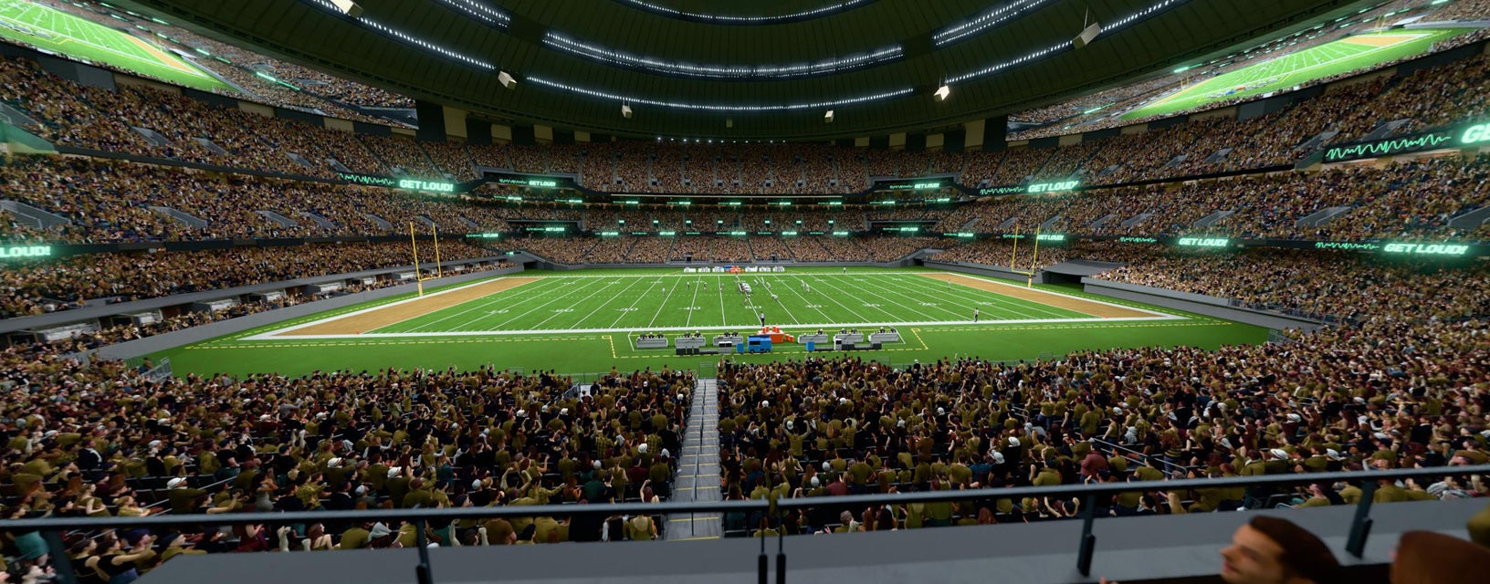 Seat view from Club