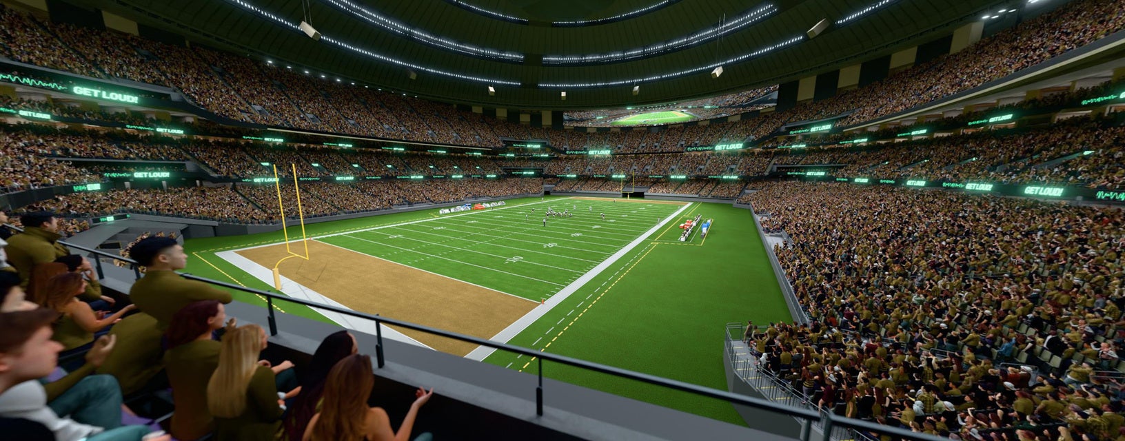 Seat view from Loge
