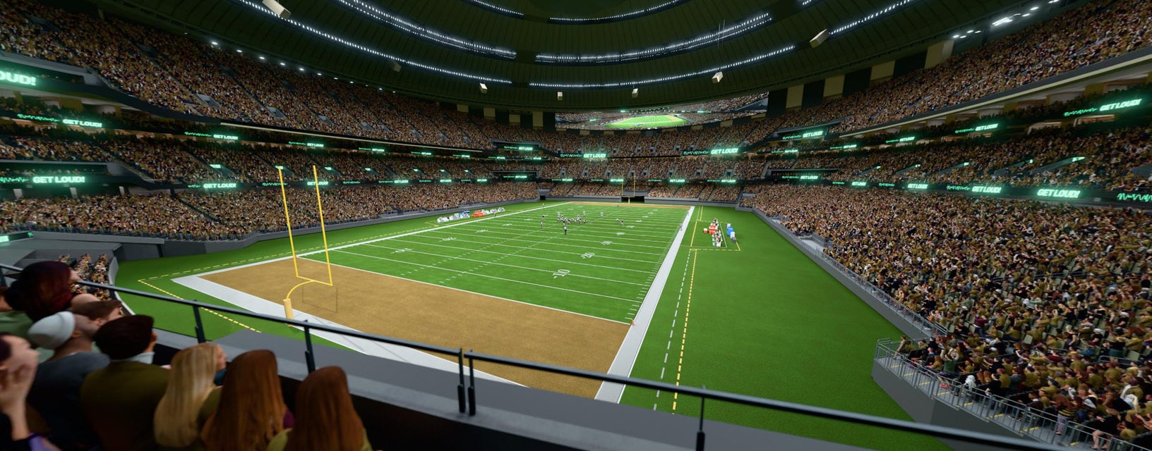 Seat view from Loge