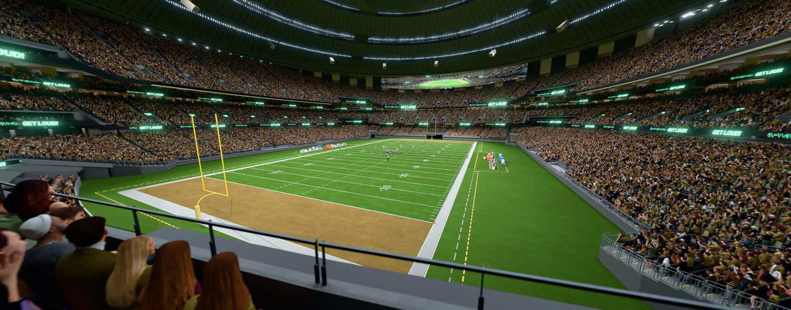 Seat view from Loge