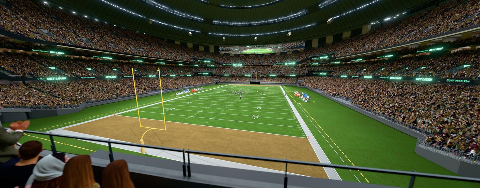 Seat view from Loge