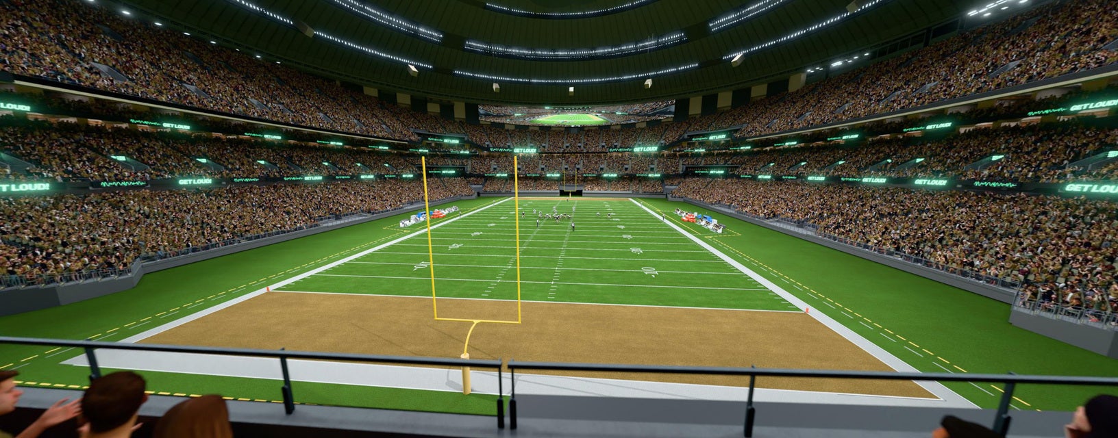 Seat view from Loge