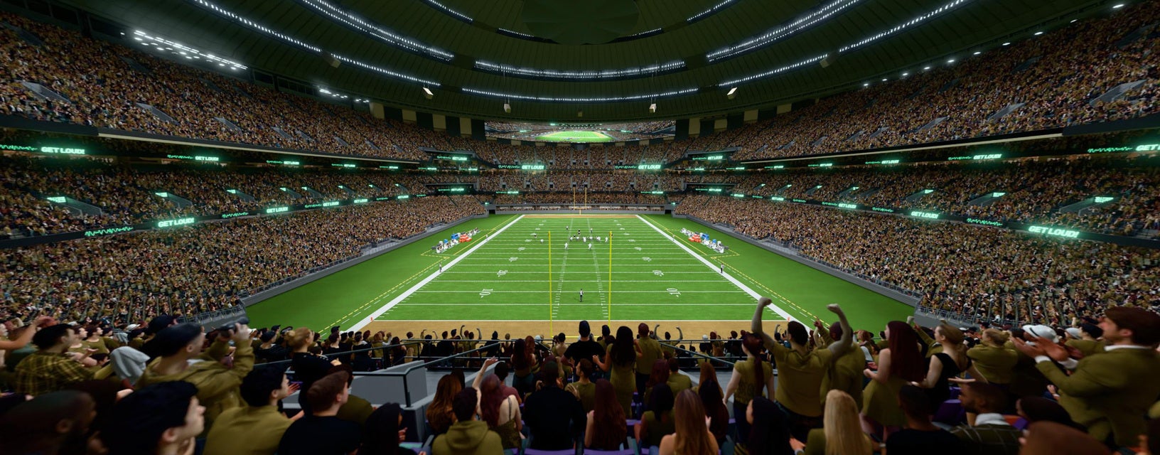 Seat view from Loge