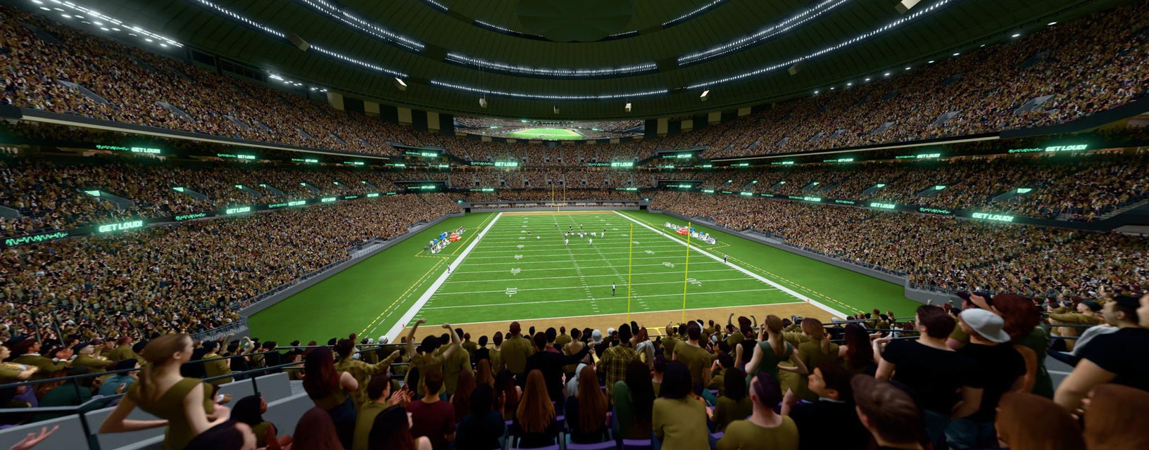 Seat view from Loge