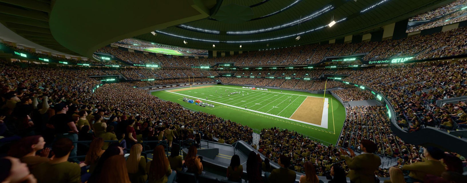 Seat view from Loge