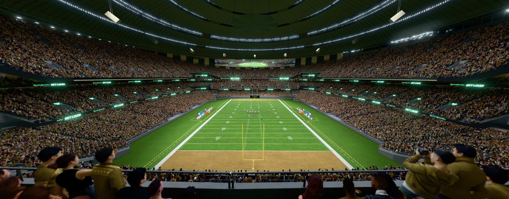 Seat view from Upper Box