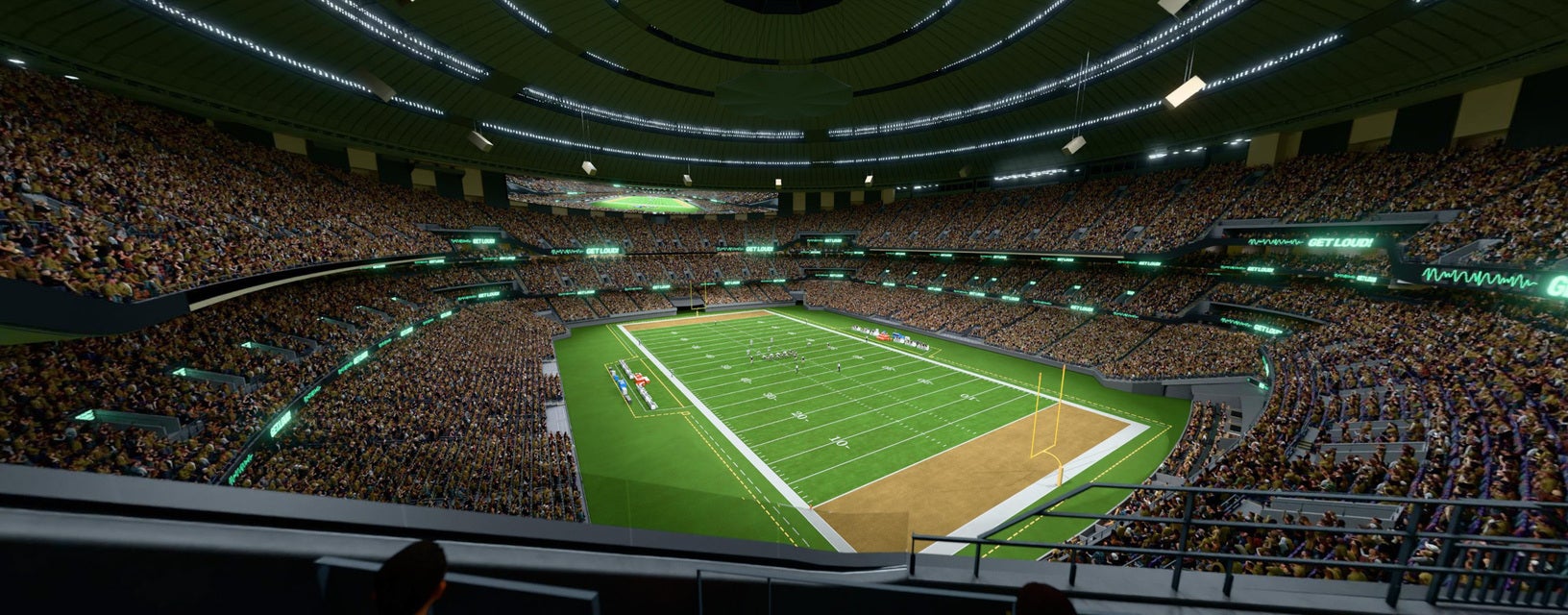 Seat view from Upper Box