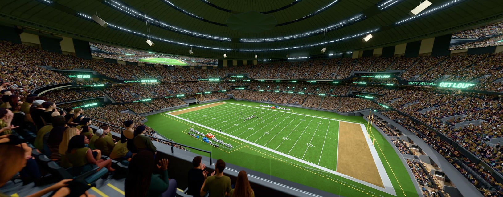 Seat view from Upper Box