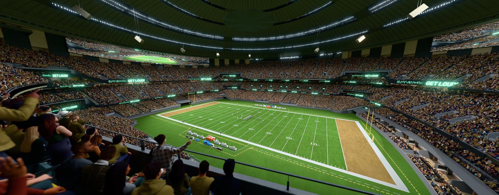 Seat view from Upper Box