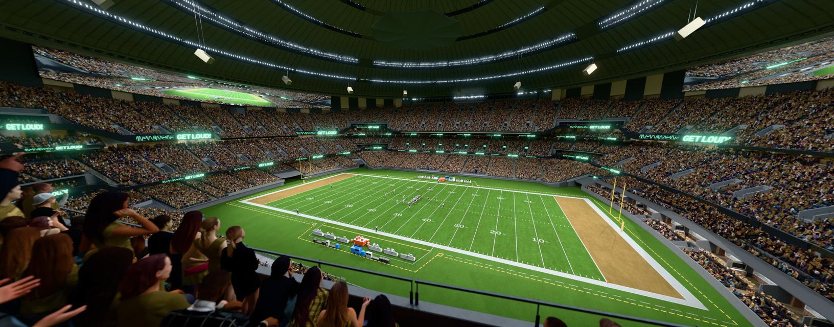 Seat view from Upper Box
