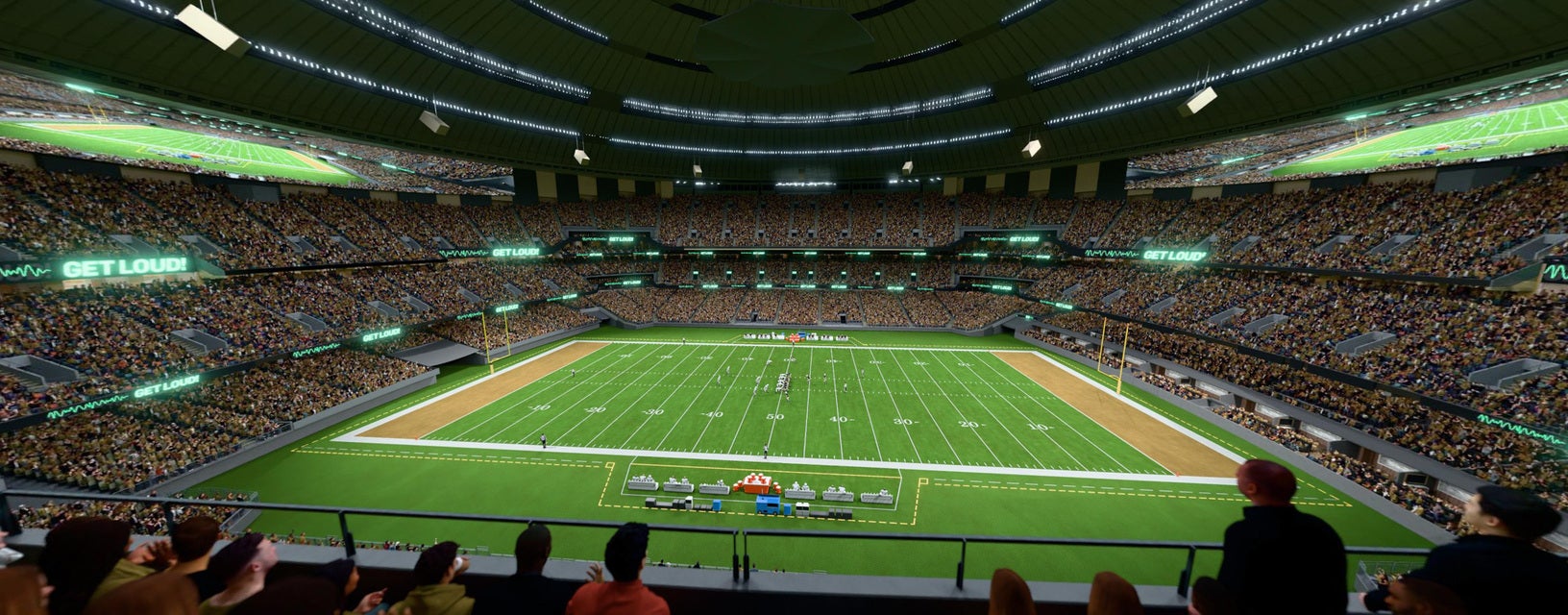Seat view from Upper Box