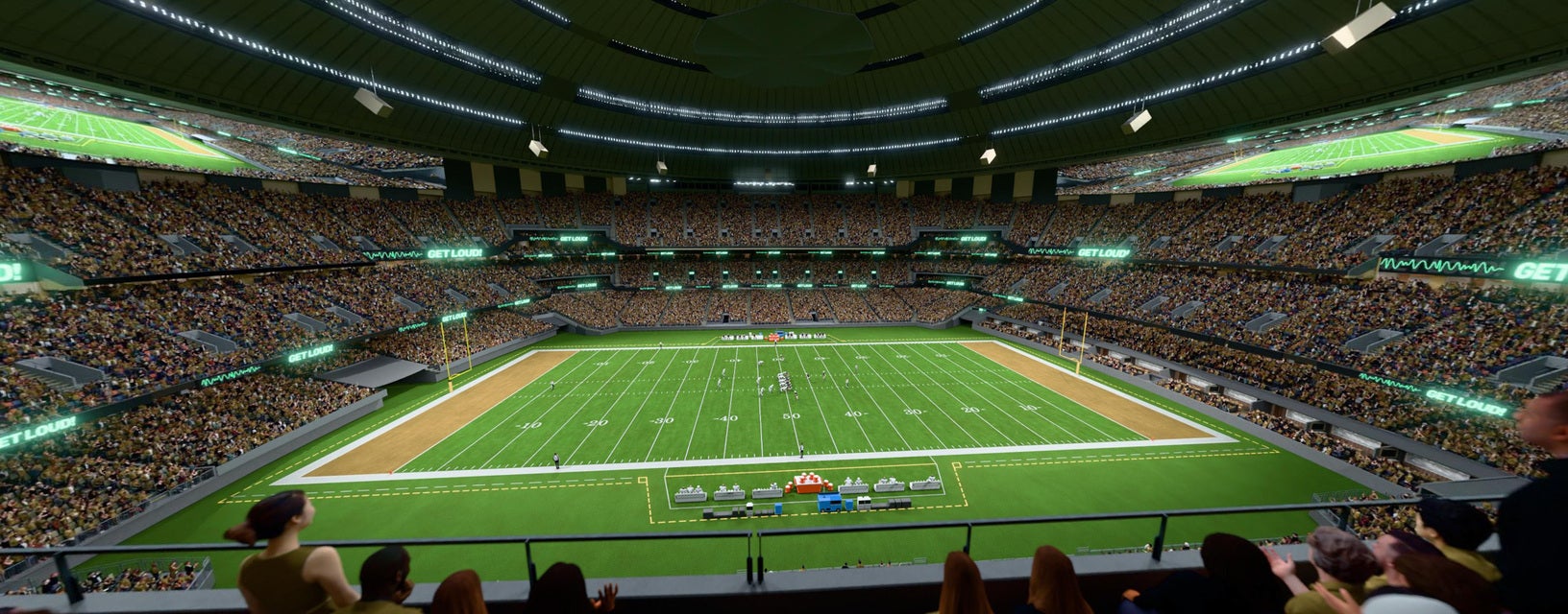 Seat view from Upper Box