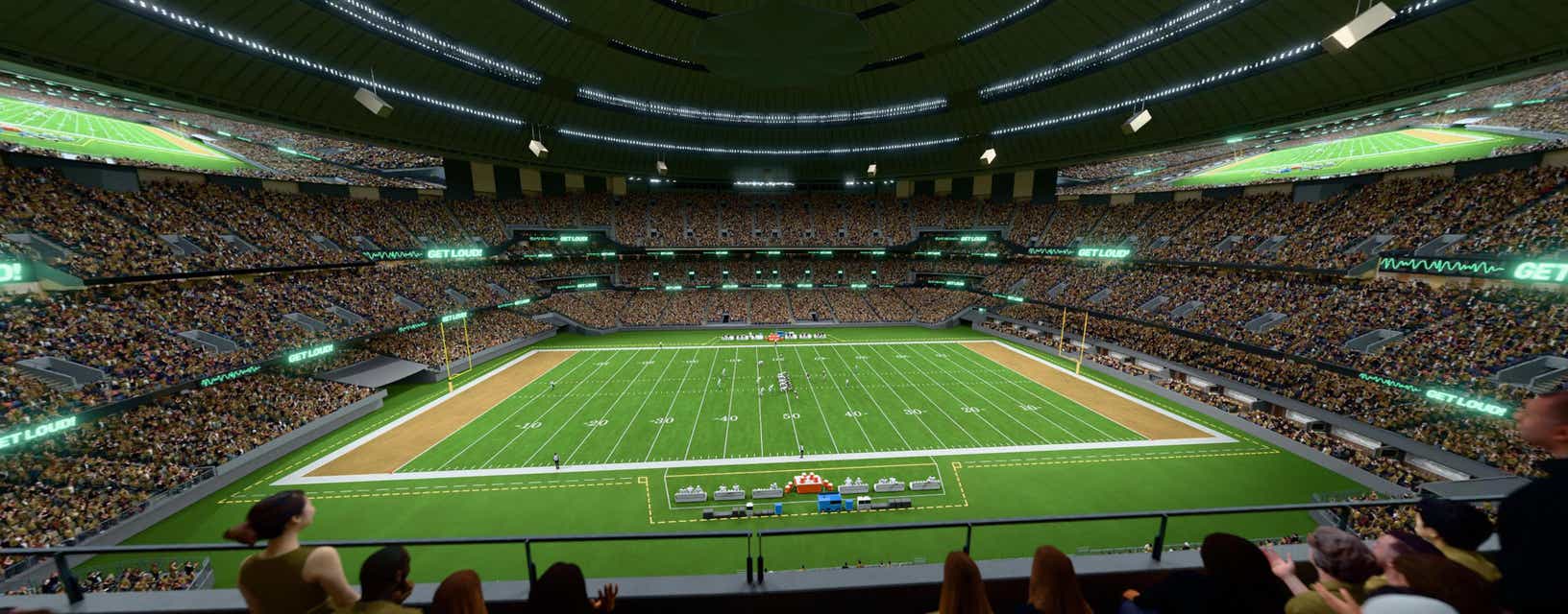 Seat view from Upper Box