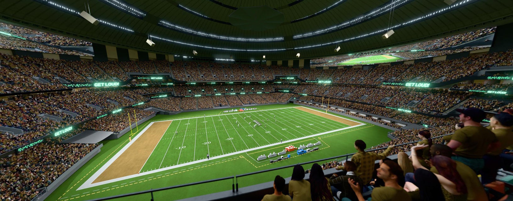 Seat view from Upper Box