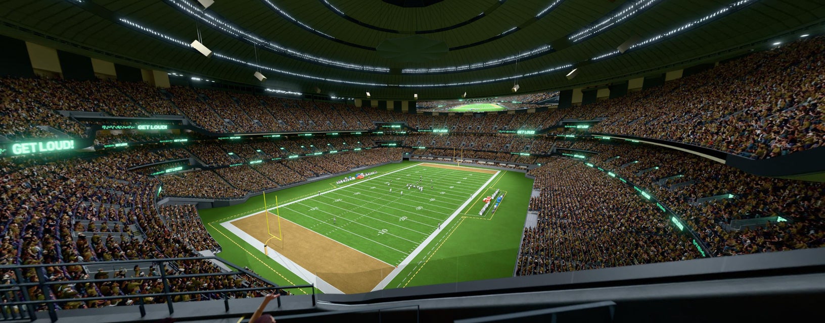 Seat view from Upper Box