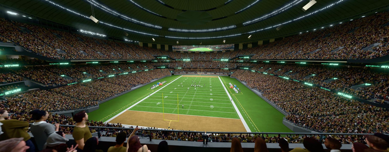 Seat view from Upper Box