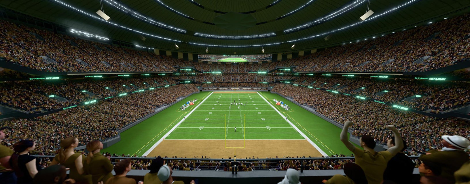 Seat view from Upper Box