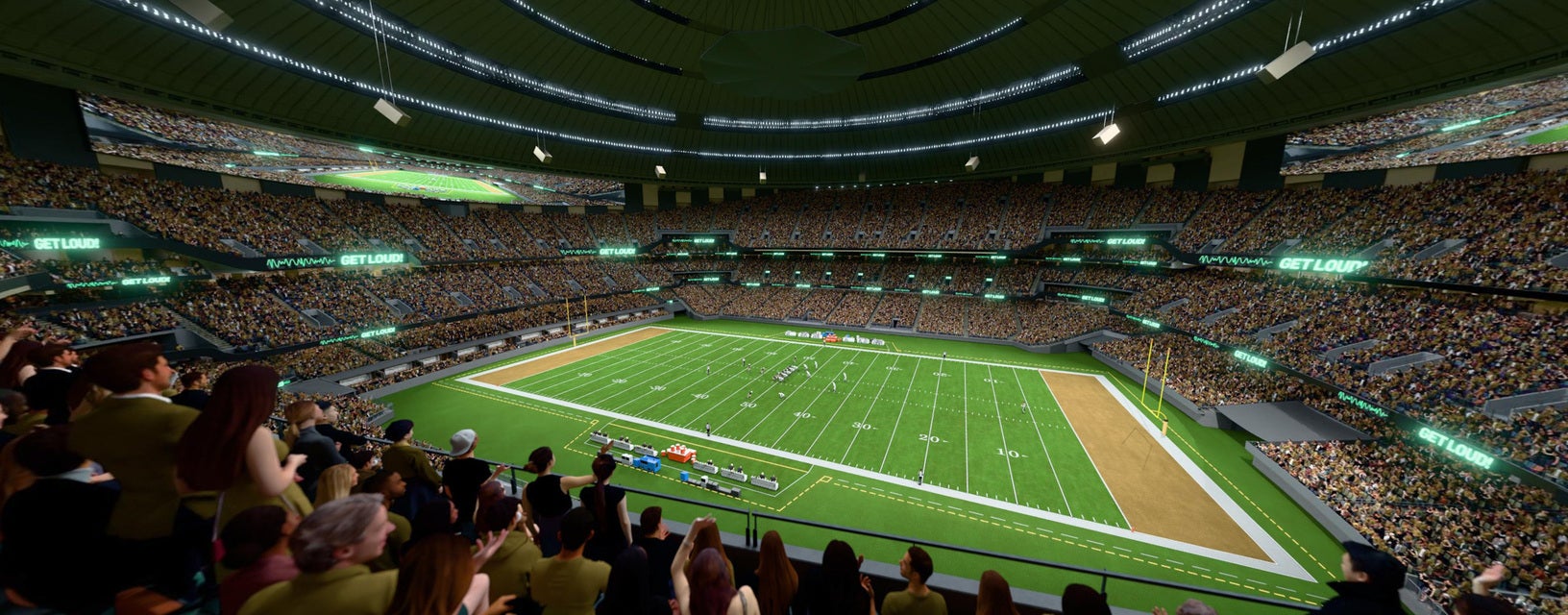 Seat view from Upper Box