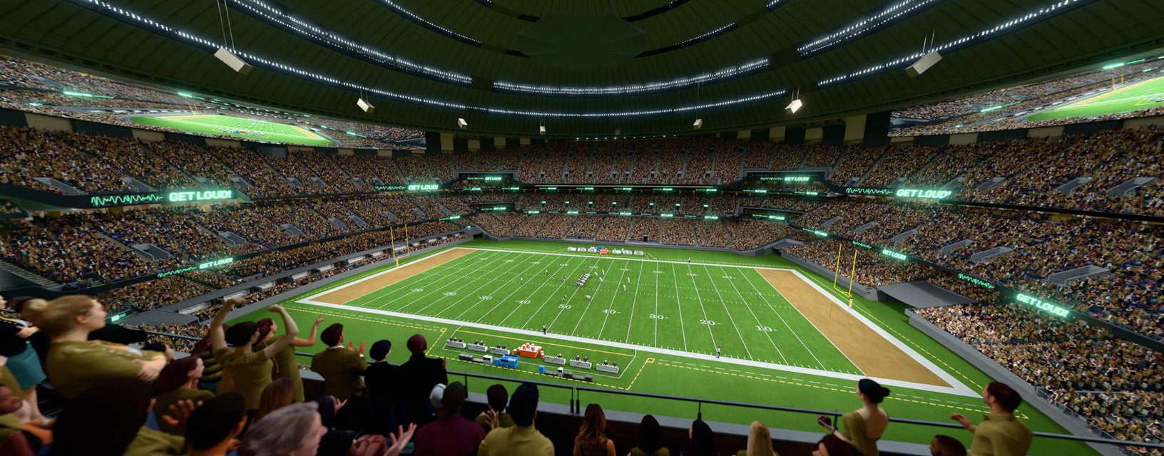 Seat view from Upper Box