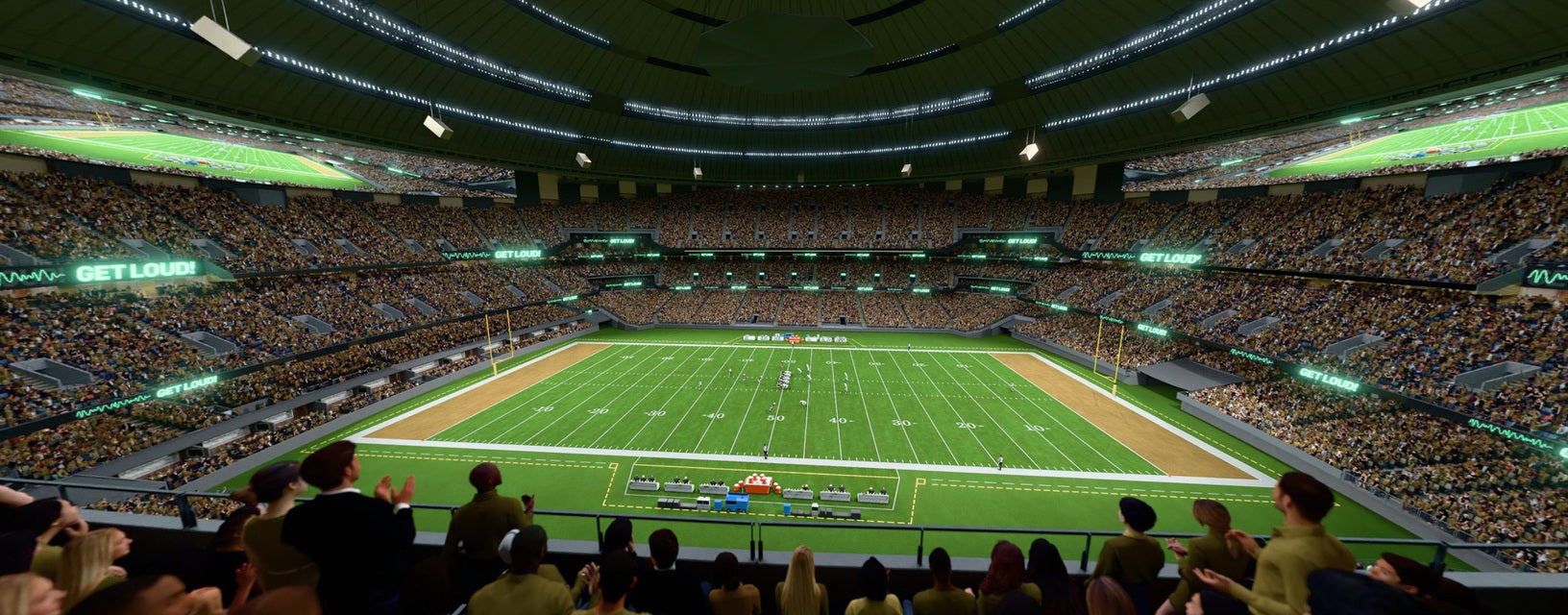 Seat view from Upper Box