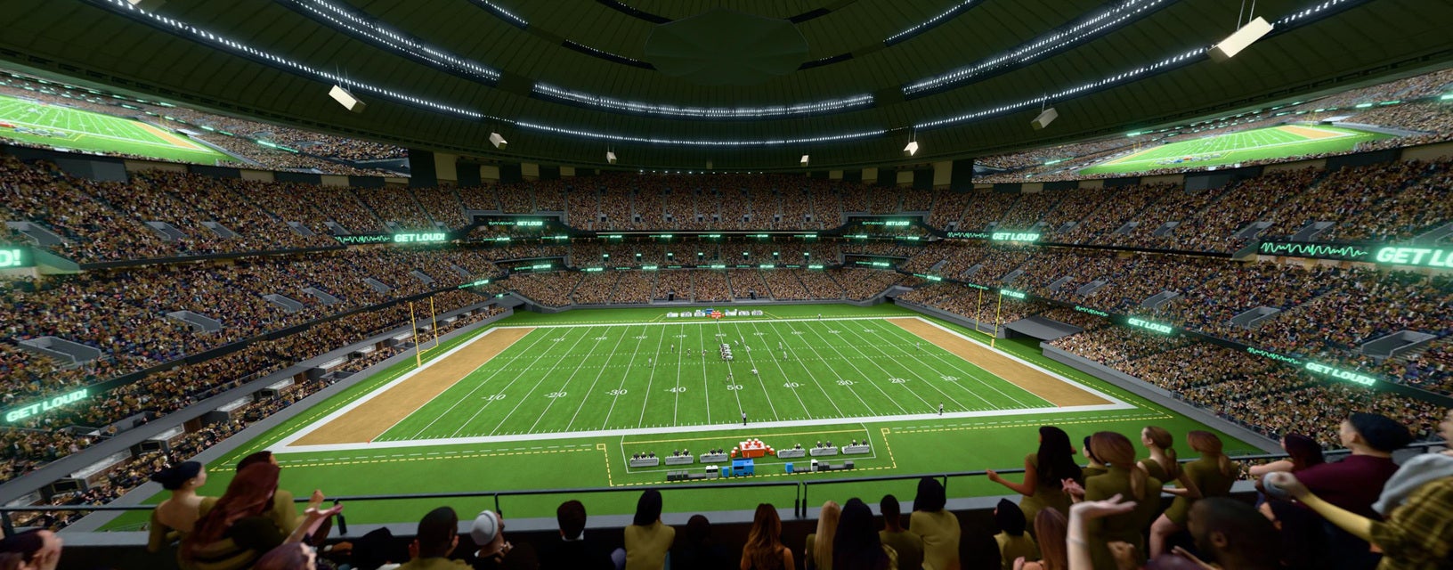 Seat view from Upper Box