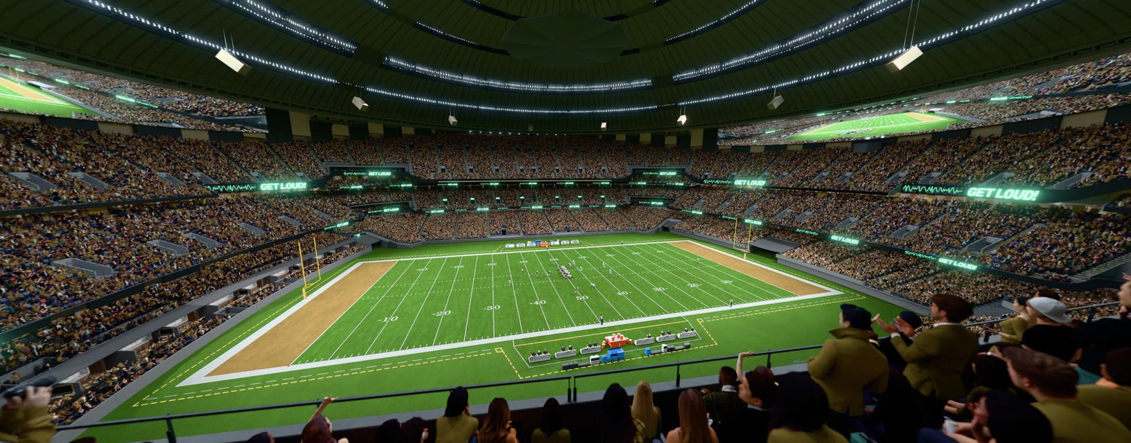 Seat view from Upper Box