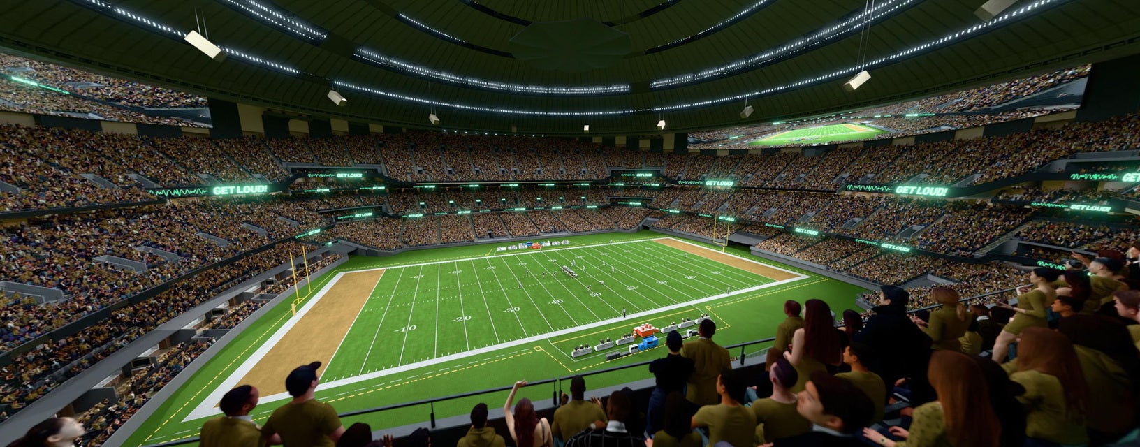 Seat view from Upper Box
