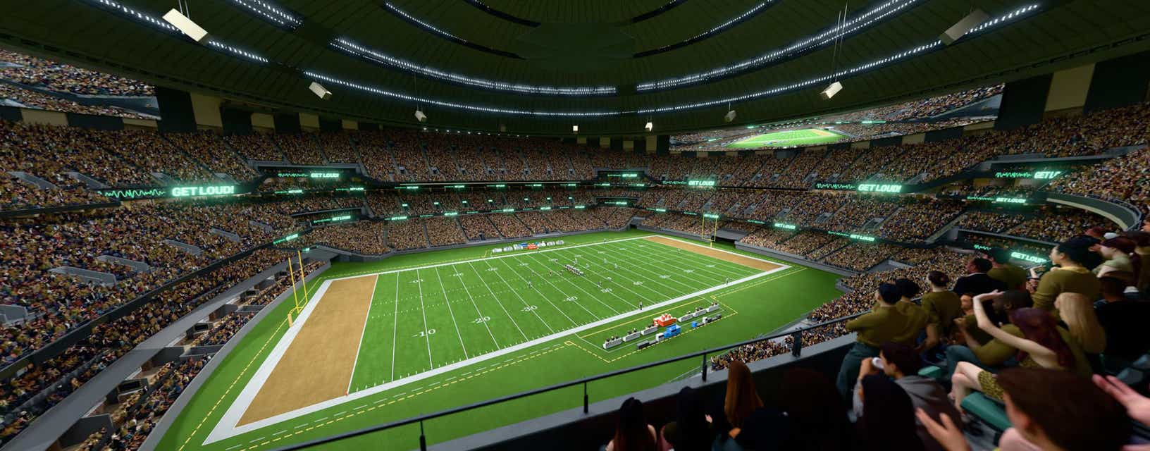 Seat view from Upper Box