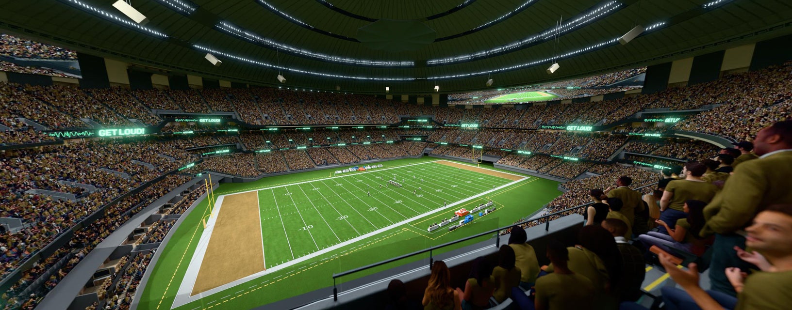 Seat view from Upper Box
