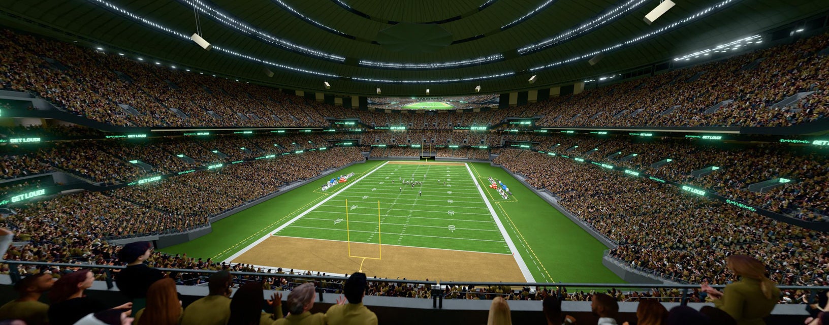Seat view from Upper Box