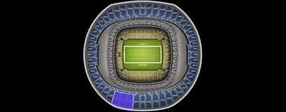 Seat view from Upper Sideline