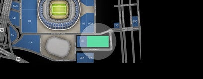 Seat view from Champions Garage