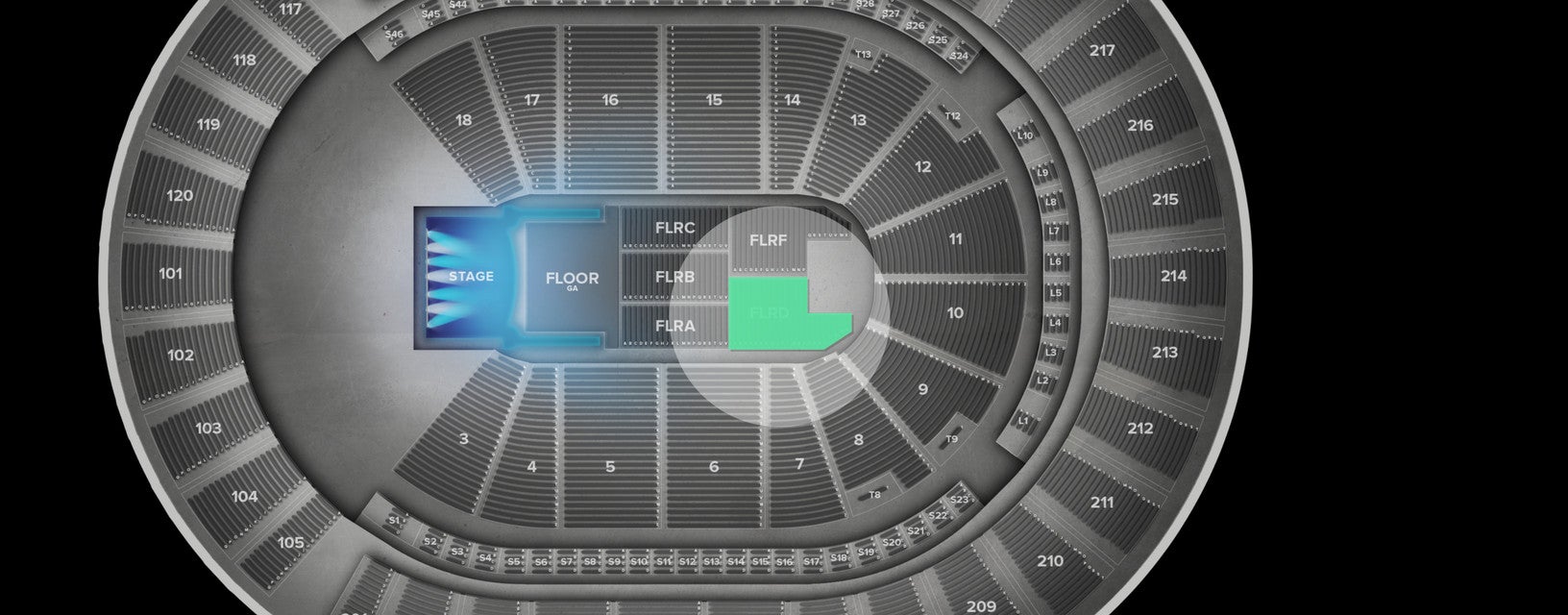 Seat view from Floor