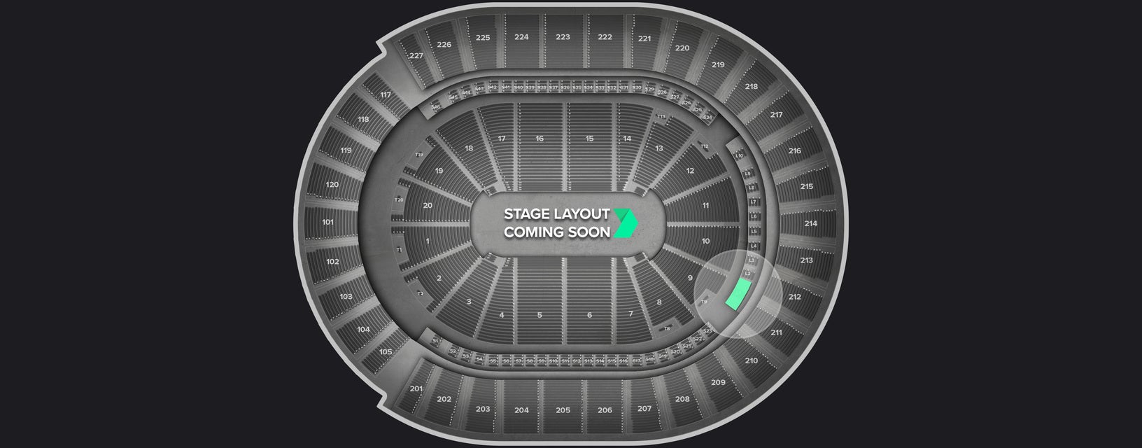 Seat view from Loge