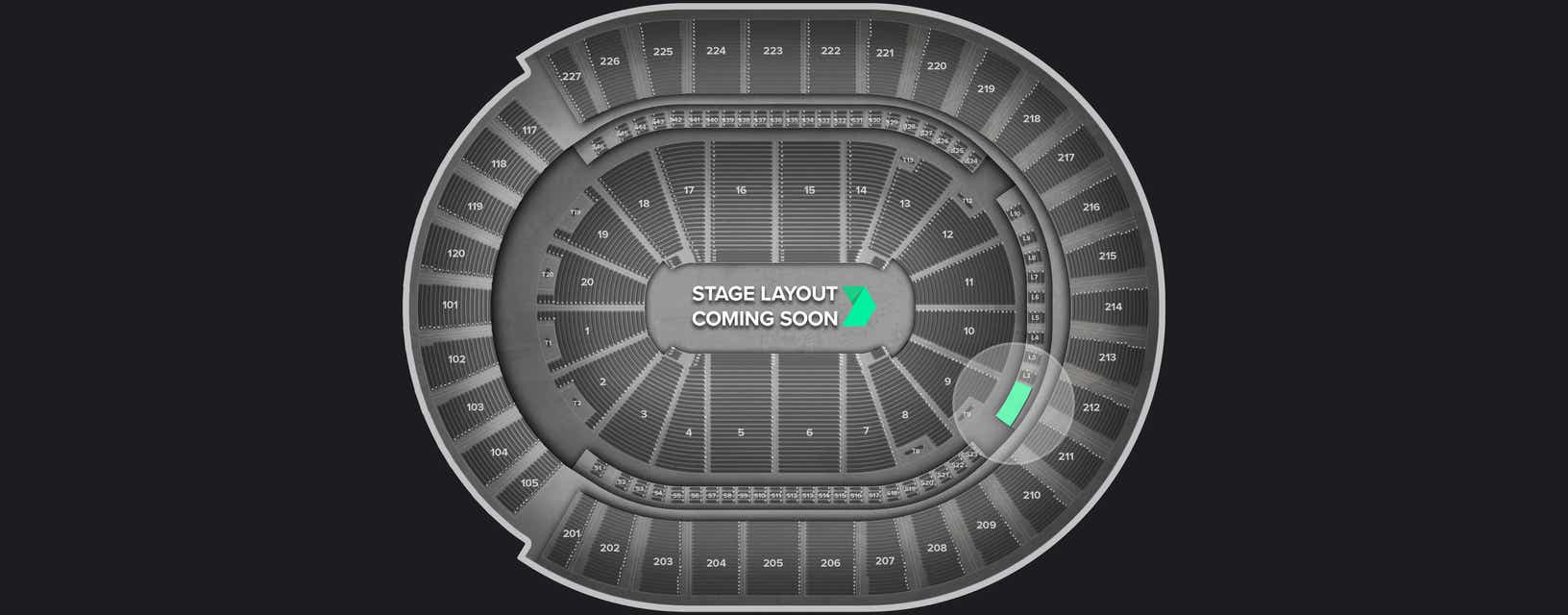 Seat view from Loge