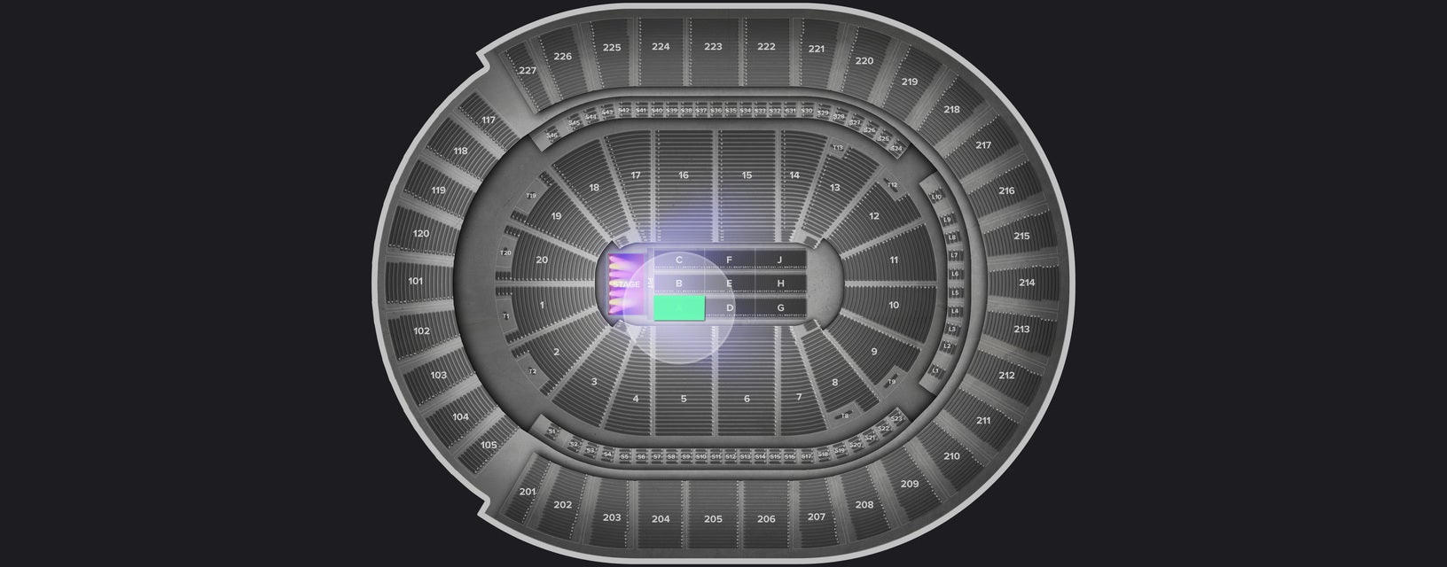 Seat view from Floor