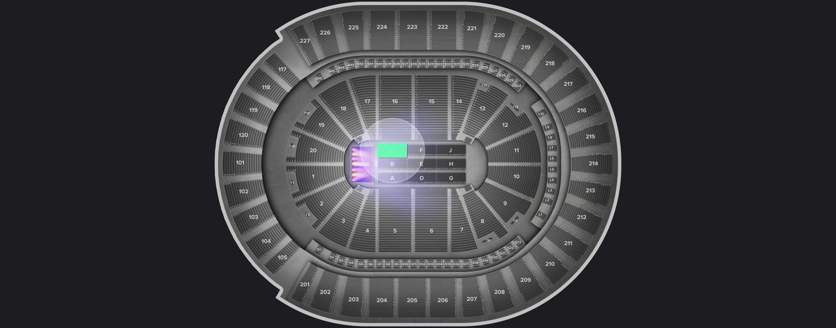 Seat view from Floor