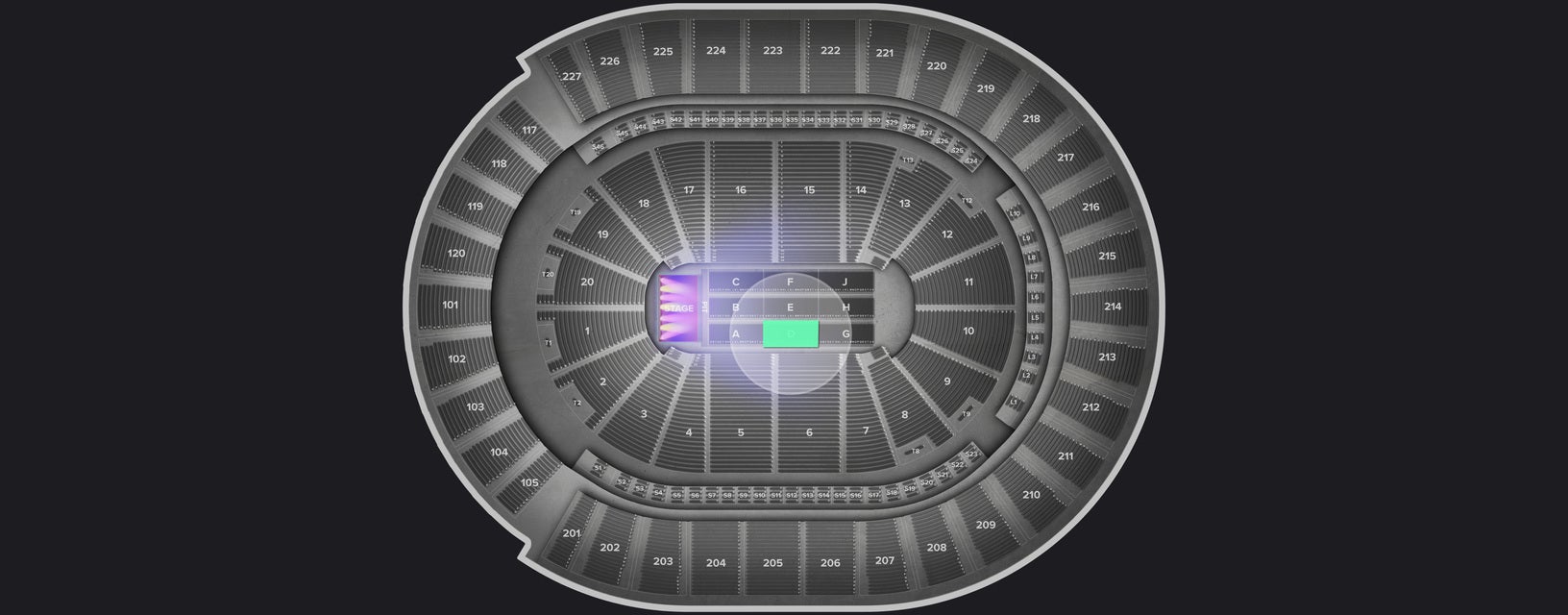Seat view from Floor