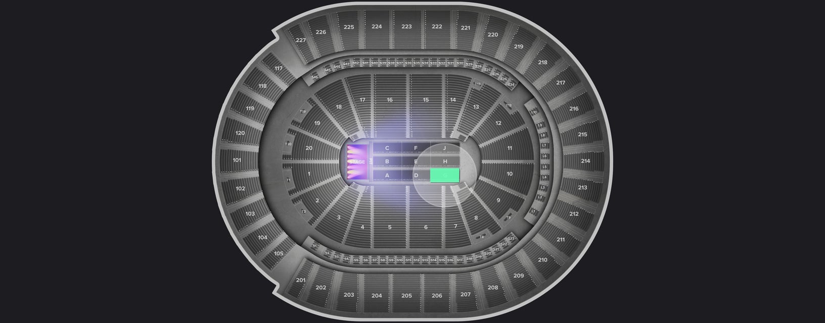Seat view from Floor