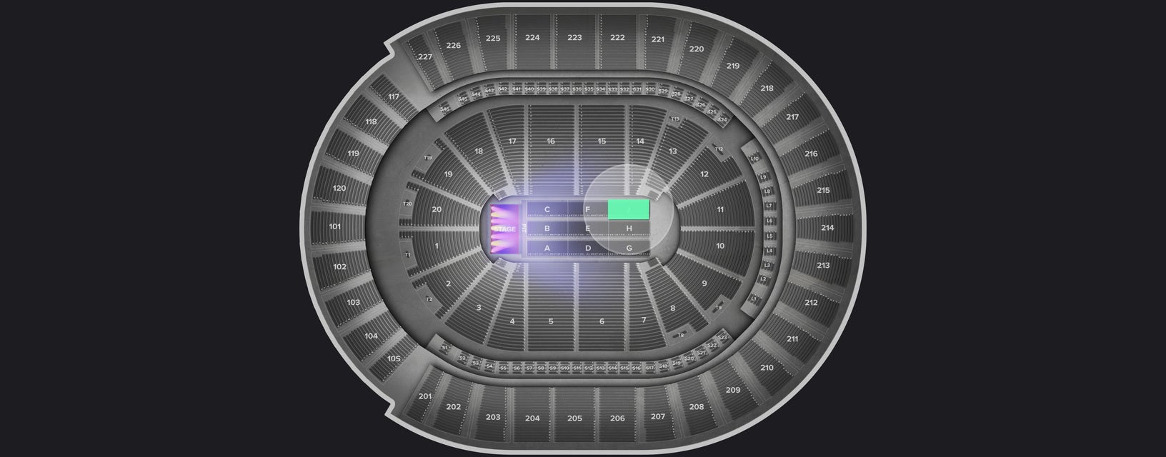 Seat view from Floor