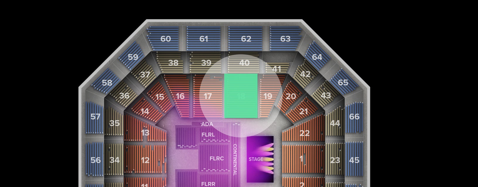 Seat view from Bowl