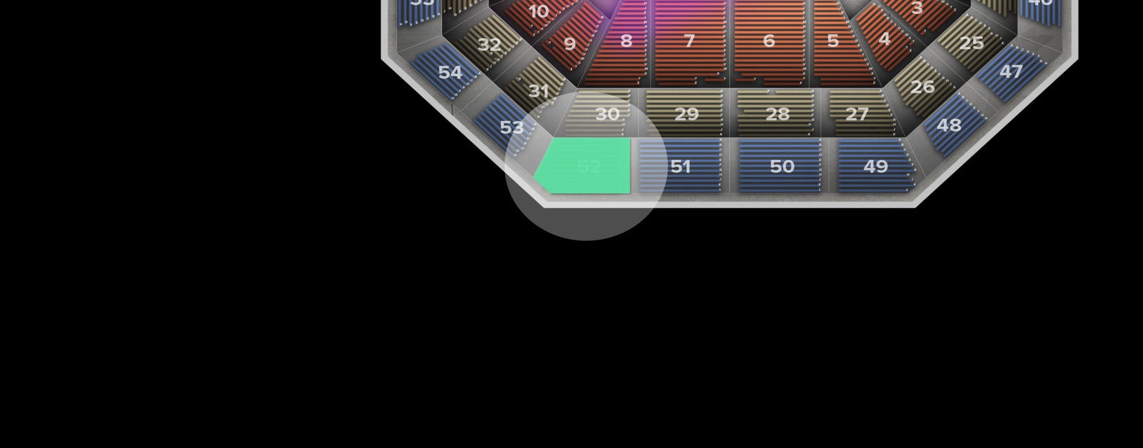 Seat view from Bowl