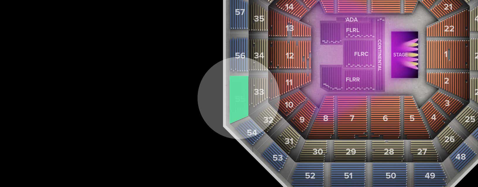 Seat view from Bowl