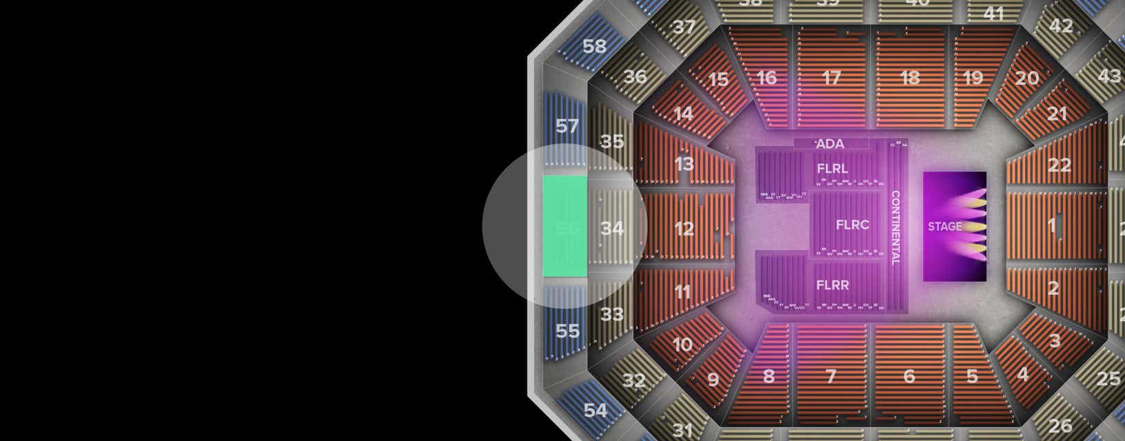Seat view from Bowl