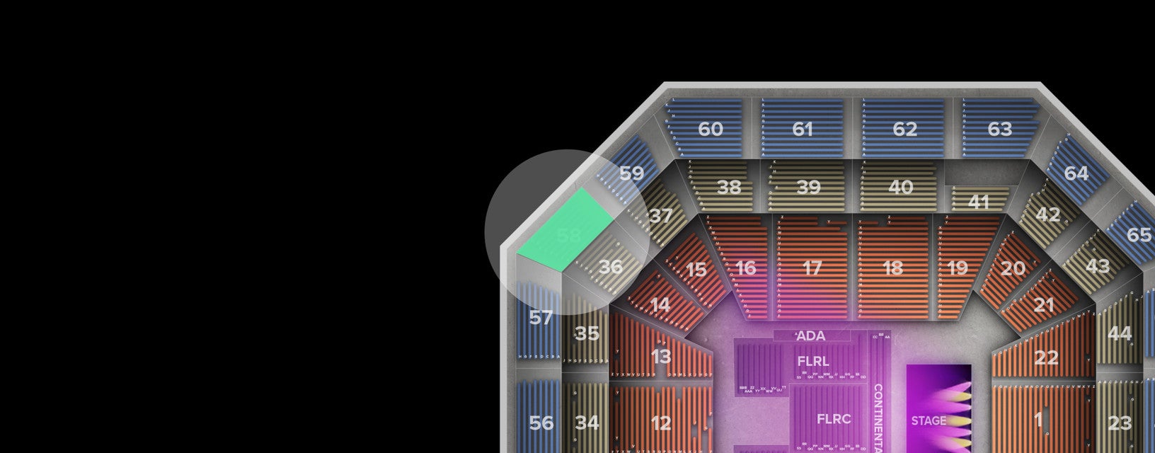 Seat view from Bowl