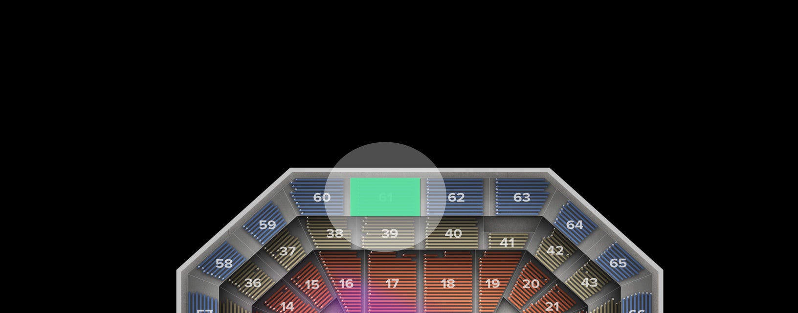 Seat view from Bowl